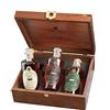 Sibona Antica Distilleria Sibona - Confezione Regalo in Legno Preggiato con Grappa Botti da PORTO, SHERRY, MADEIRA (3bt x 50cl)