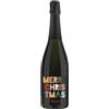 Bottle-Up Bottiglia di Prosecco Personalizzato DOC Magnum Spumante Extra Dry - Idea regalo esclusiva e originale per Natale (Merry Christmas)