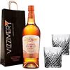 Generico Ron Zacapa Centenario ÁMBAR 12 Sistema Solera Reserva 40% Vol. 1l - Rum Ron Zacapa con Confezione Regalo Vizzivery (Bottiglia 1l e 2 Bicchieri)