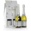 Fontanafredda confezione scatola regalo con 2 bottiglie di spumante asti fontanafredda