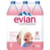 Evian Still Mineral Water, 1.5 l (Pack of 6)