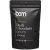 BAM Gocce di Cioccolato Fondente Premium, Callets, Chips da Sciogliere, Home e Pro Baking (1 kg)