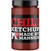 M. Mannius M.MANNIUS Ketchup Tomato Artigianale prodotto nelle Dolomiti (Made in italy) in barattolo di vetro da 150 gr, da gustare con hamburger, bistecche e patate (1, Chili)