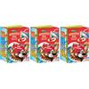 CAIYA 3X Valfrutta Triangolini Succhi di Frutta per Bambini al gusto di Pesca 100% Naturale, Scatola 8x100ml