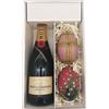 Wine And More Confezione regalo bianca - Champagne Moët & Chandon Impériale - 1 Brut - 2 Oeufs de Fabergé (motif aléatoire) LE PETIT DUC