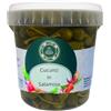 Antica Sicilia CUCUNCI - Capperi con Gambo secchiello da 1 Kg in salamoia - Prodotto in Sicilia