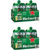Heineken DraughtKeg Confezione da 4 Fusti con Erogatori da 5 Litri Ciascuno