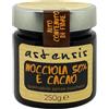 ASTENSIS Crema Spalmabile Senza Zucchero Nocciola Cioccolato - Senza Latte - Artigianale - Con Fibra - 250 grammi - Nocciola Cacao No zucchero 250g