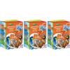 CAIYA 3X Valfrutta Triangolini Succhi di Frutta per Bambini al gusto di Albicocca 100% Naturale, Scatola 8x100ml