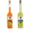 CONFINIDELGUSTO Limoncello e Crema Melone (2 bottiglie da 50 cl)