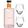 MANTOVANI 'S GIN CON POMPELMO ROSA E CEDRO 70 CL CON 2 BICCHIERI KOPERNIKO