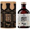 Mazzetti AMARO FORTE in CONFEZIONE REGALO | Mazzetti d'Altavilla di Monferrato | Un amaro dallo spiccato sentore di erbe, si avvertono spiccatamente liquirizia, tarassaco, china e menta piperita | 70cl