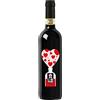 Bottle-Up Chianti DOCG, bottiglia personalizzata con etichetta esclusiva e originale. Idea regalo per San Valentino, bomboniere, anniversario di fidanzamento e matrimonio (0,75L, Love Potion)
