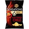 Sensations Patatine al peperoncino dolce tailandese, 6 x 25 g