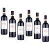 Chianti 6 Bottiglie - Chianti Peppoli Docg Vino Rosso Rubino, Vendemmia Assortita, Cl 75