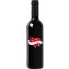 Bottle-Up Idea regalo Vino Rosso Toscana IGT, bottiglia personalizzata con etichetta esclusiva e originale per San Valentino, bomboniere, anniversario di fidanzamento e di matrimonio (0,75L, Cuore tattoo)