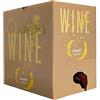 Cantina Firosa Bag In Box | 5 Litri Fiano Safis | Vino Bianco della Campania | Cantina Firosa | Valigetta Cartone Salvaspazio