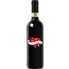 Bottle-Up Chianti DOCG, bottiglia con etichetta personalizzata originale. Idea regalo per San Valentino, bomboniere, anniversario di fidanzamento e di matrimonio (0,75L, Cuore tattoo)