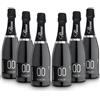 ALTERNATIVA Bianco Extra Dry Frizzante Analcolico 0.0% - Bollicine Senza Alcol, Dealcolato Italiano - Ideale per Celebrazioni e Regali - Confezione da 6 Bottiglie da 750ml Alcool Free
