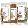 AmoreTerra (18 pz.) Pasta Senatore Cappelli Penne, Spaghetti e Eliche integrali Bio, 500g, Grani antichi, artigianale biologica, trafila al bronzo, essiccata bassa temperatura, farina a pietra