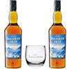 SPECIAL PACK TALISKER SKYE 2 BOTTIGLIE 70 CL e43 4 BICCHIERI IN CONFEZIONE