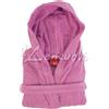 Accappatoio Gabel TINTUNITA & Co. in spugna di puro cotone - Rosa, m