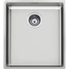 FOSTER Lavello Cucina 1 Vasca Sottotop Larghezza 43 cm materiale Acciaio Inox finitura Spazzolato - 3139 850 Serie 45