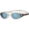 Zoggs Occhialini Nuoto Panorama con Lenti Colorate Anti-appannamento, Protezione UV, Occhialini Piscina con Cinturino a Regolazione Rapida, Occhiali Nuoto ad Ampio Campo Visivo - Fumé/Trasparente