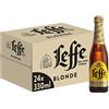 Leffe Blonde, Birra Bottiglia - Pacco da 24x33cl