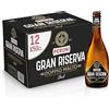 Peroni Birra Gran Riserva Doppio Malto, Cassa con 12 Birre in Bottiglia da 50 cl, 6 L, Birra Bock dal Gusto Intenso ed Equilibrato Leggermente Speziato, Gradazione Alcolica 6.6% Vol