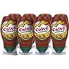 Calvé, Salsa Messicana, 8 Pezzi da 250 ml, Salsa Piccante Extragusto con Pomodoro e Peperoncino, Ideale per Tacos, Burritos, Nachos, Tortillas, Carne e Verdure