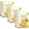 Pompadour NamasTe, Tè Bianco Biologico con Cannella, Lemongrass, Scorza di Limone e d'Arancia, 45 Filtri (3 Confezioni da 15 Filtri), 100% Naturale, Senza Lattosio, Glutine, Vegan