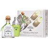 PATRÓN Silver Premium Tequila, 40% Vol. 70 cl / 700 ml, e la confezione regalo con shaker, nasce dalla migliore agave blu weber ed è prodotta artigianalmente in piccoli lotti in Messico