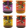 ZeroCal - Dalia Dalia - Composta di frutta 85 % | Senza aggiunta di zuccheri con ERITRITOLO - STEVIA | Prodotto artigianale italiano | 4 pezzi da 220 g | Frutti di Bosco, Fragole, Arancio-Zenzero, Mele-Cannella