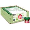 Menz&Gasser Confettura Extra Bio di Fragole Monodose Biologica, con Frutta, 100% Made in Italy, 24 Vasetti x 28 g
