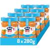 Hero Light Marmellata di Arance Amare Light, 8 Vasetti da 280 gr, Marmellata e Confettura extra, frutta di Alta Qualità, senza conservanti e senza coloranti, pochissime calorie per porzione