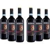 Tavernello Montepulciano d'Abruzzo DOC, Gusto Corposo e Persistente, 12.5% Vol, Confezione con 6 Bottiglie da 0,75 L