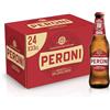 Peroni Birra 175 Anniversario, Cassa Birra con 24 Birre in Bottiglia da 33 cl, 7.92 L, Birra Lager con Malto 100% Italiano dal Gusto Moderatamente Amaro, Gradazione Alcolica 4.7% Vol