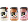 Biffi - Mix Di 3 Sughi - Sugo Cacio e Pepe 190g - Sugo al Radicchio e Speck 190g - Sugo ai Funghi Porcini 190g - 3 vasetti da 190g