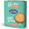 Riso Scotti - Si con Riso - Fette Biscottate Integrali - Colazione Senza Lattosio, Senza Olio di Palma - 300 gr