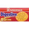 EUROFOOD Papadopulos Digestive, Biscotti A Base Di Farina Di Frumento Integrale, Molto Versatili, Gustali A Colazione O In Ogni Momento, Adatti Anche Per Ricette Più Complesse Come Torte E Dessert, 250 Grammo