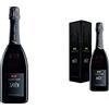 Contadi Castaldi Satén, DOCG - Bottiglia da 750 ml. Vino con 100% Chardonnay, Ottimo per Aperitivo & Brut Astucciato Vino Con 80% Chardonnay, 10% Pinot Nero E 10% Pinot Bianco, Ottimo Per Aperitivo.