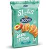 Riso Scotti - Si con Riso - Brioches Senza Lattosio con Farcitura alla Pesca - Merende Senza Olio di Palma - 5 Monoporzioni