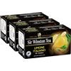 Sir Winston Tea, Tè Nero Limone Italiano, 60 Filtri (3 Confezioni da 20 Filtri), Gusto Dolce e Agrumato, Con Veri Limoni Italiani, Certificato RFA, Senza Lattosio, Glutine e Allergeni