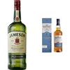 Jameson Original Irish Whiskey, Whisky Irlandese a tripla distillazione, Invecchiamento di 3 anni, Note di vaniglia e caramello, 40% Vol., 1 Lt & The Glenlivet Founder's Reserve - 700 ml