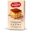 Forno Bonomi Kit Tiramisù. Il kit completo per la preparazione del tiramisù aggiungendo solo latte, senza bisogno di cottura. La confezione contiene 6 porzioni.