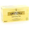 Twinings, Earl Grey Tea, Miscela di Tè Neri Selezionati con Aroma al Bergamotto, Gusto Morbido e Bilanciato, Infusi e Tisane, Confezione da 25 Filtri + 1 Bustina Omaggio di Tè Verde