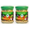 4G GREEK GAIA'S GLOBAL GATE 4G - 7 Mix di Verdure Secche Greche | Confezione da 2 x 70g (Totale 140g) | 100% Naturale, Ricco di Gusto, Pronto all'Uso