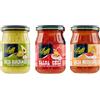 Biffi - Mix di Salse Piccanti Tex-Mex - Salsa Guacamole 200 g - Salsa Chili 190g - Salsa Messicana 200g