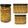 MADAMA OLIVA, Lupini in Salamoia, Ottimo Snack per Aperitivi, Ideale per le Insalate Miste e nelle Minestre, 100% Made in Italy, Box da 7 Vasi in Vetro da 320 gr